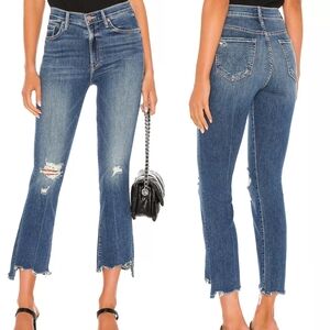 Mother Insider Crop Step Chew Dancing On Coal Jeans Size 25